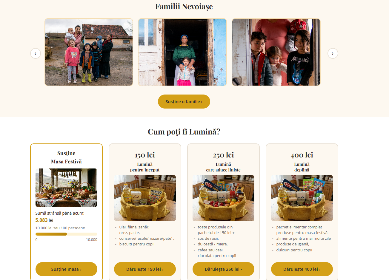 Fii o Lumină — captură desktop